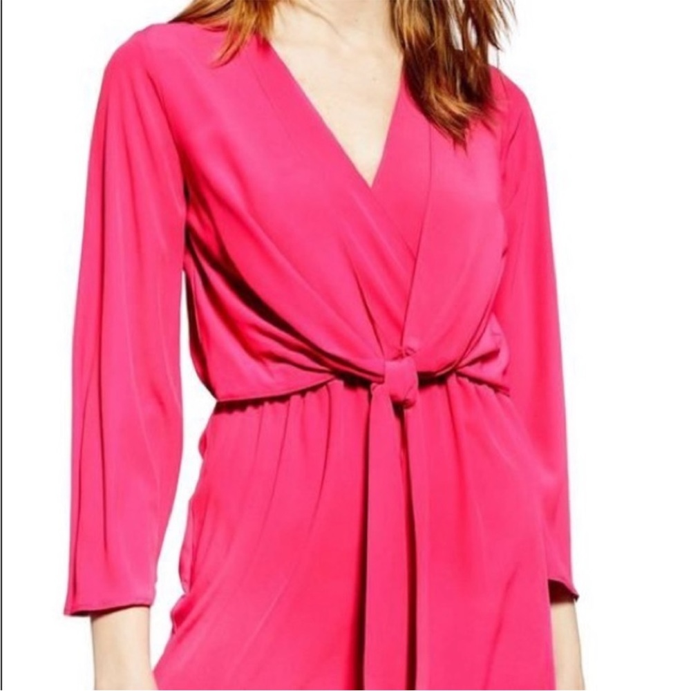TOPSHOP Pink Dress Size 6